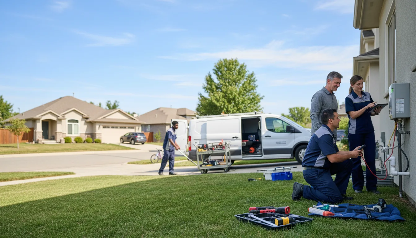 Tankless water heater service in Wallis, TX